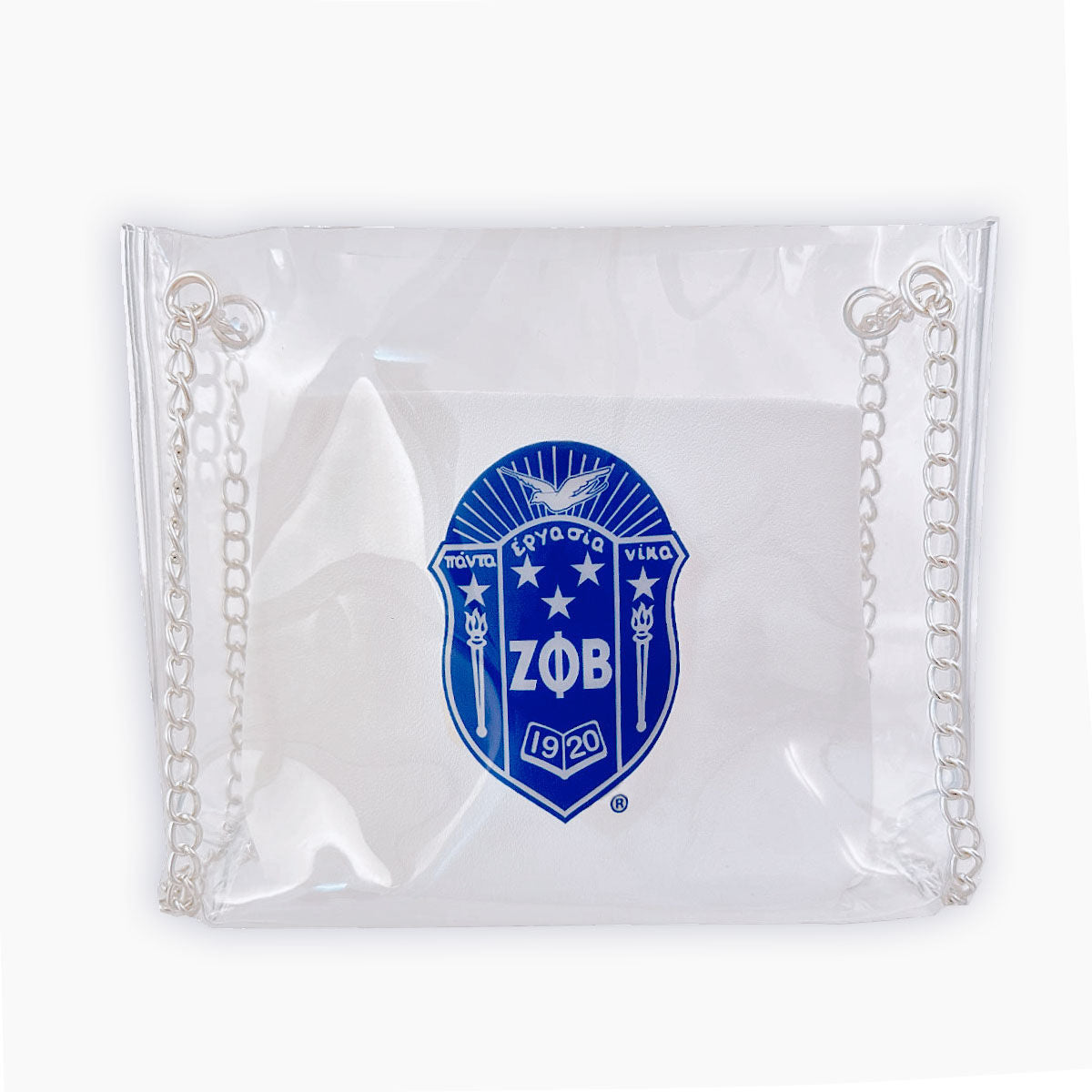 Fashion Handbag Shoulder Bag Blue Zeta Sorority Purse for Women Stylish Chic Accessory
