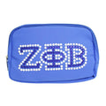 Canvas Crossbody Waist Bag Blue Sorority Stylish Casual Accessory