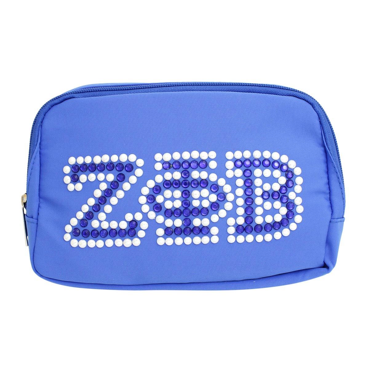 Canvas Crossbody Waist Bag Blue Sorority Stylish Casual Accessory