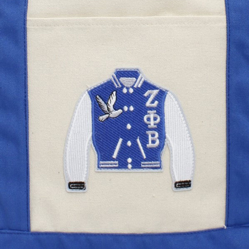 Large Canvas Tote Bag Sorority Reusable Stylish Casual Merch