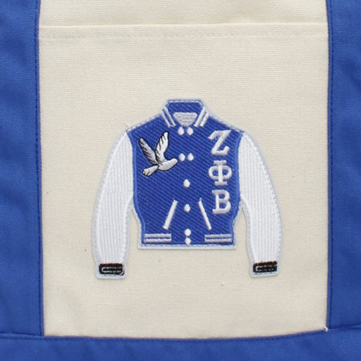 Large Canvas Tote Bag Sorority Reusable Stylish Casual Merch