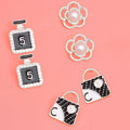 Silver Stud Earrings Stylish Designer Statement Jewelry