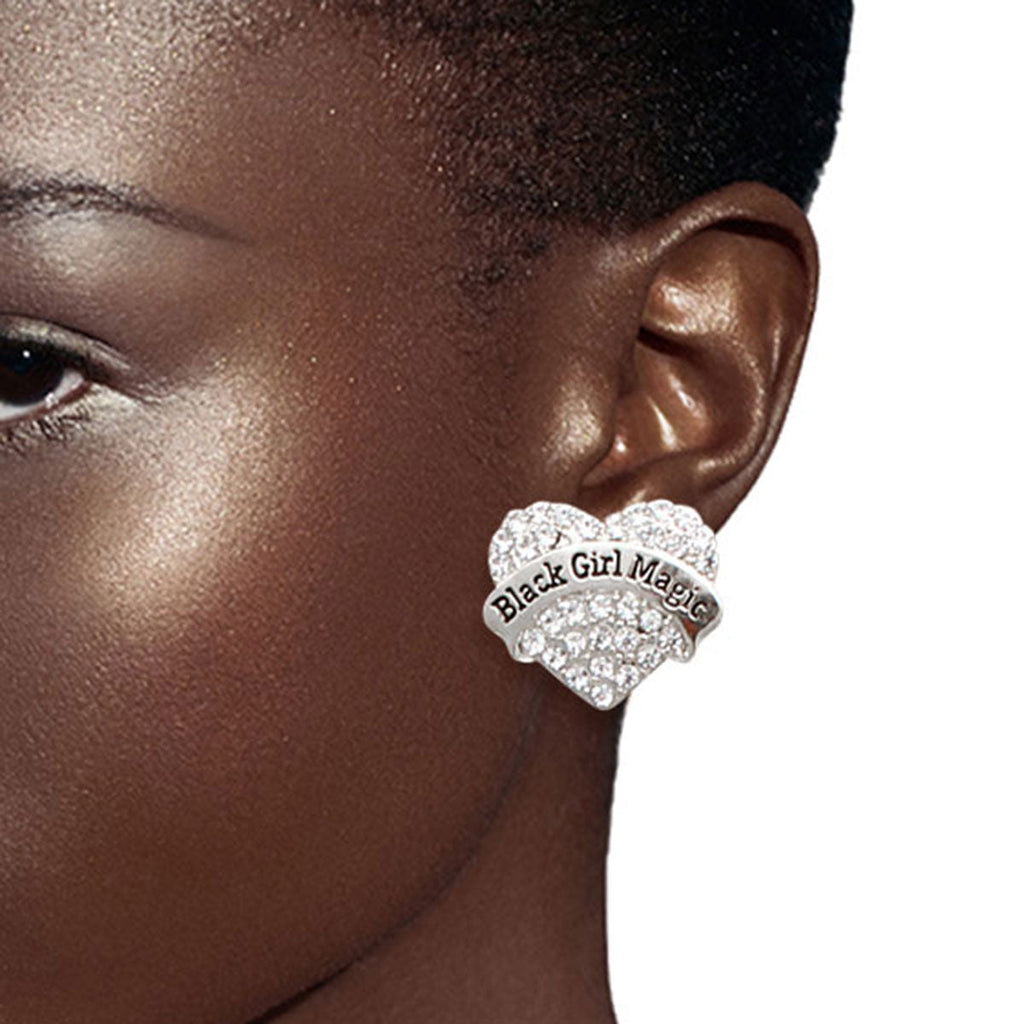 Stud Earrings 3 Pcs Silver Melanin Poppin Trendy Chic Jewelry