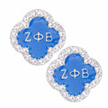 Sorority Stud Earrings Blue Zeta Stylish Fashion Jewelry
