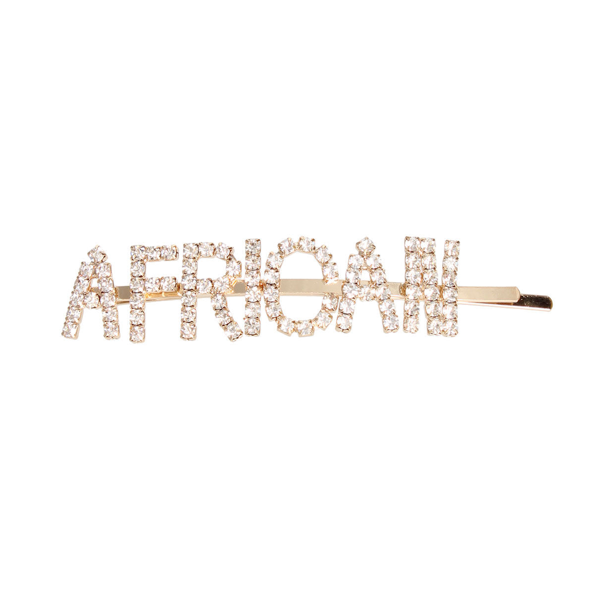Hair Pin Gold African Sparkle Stylish Statement Accessory