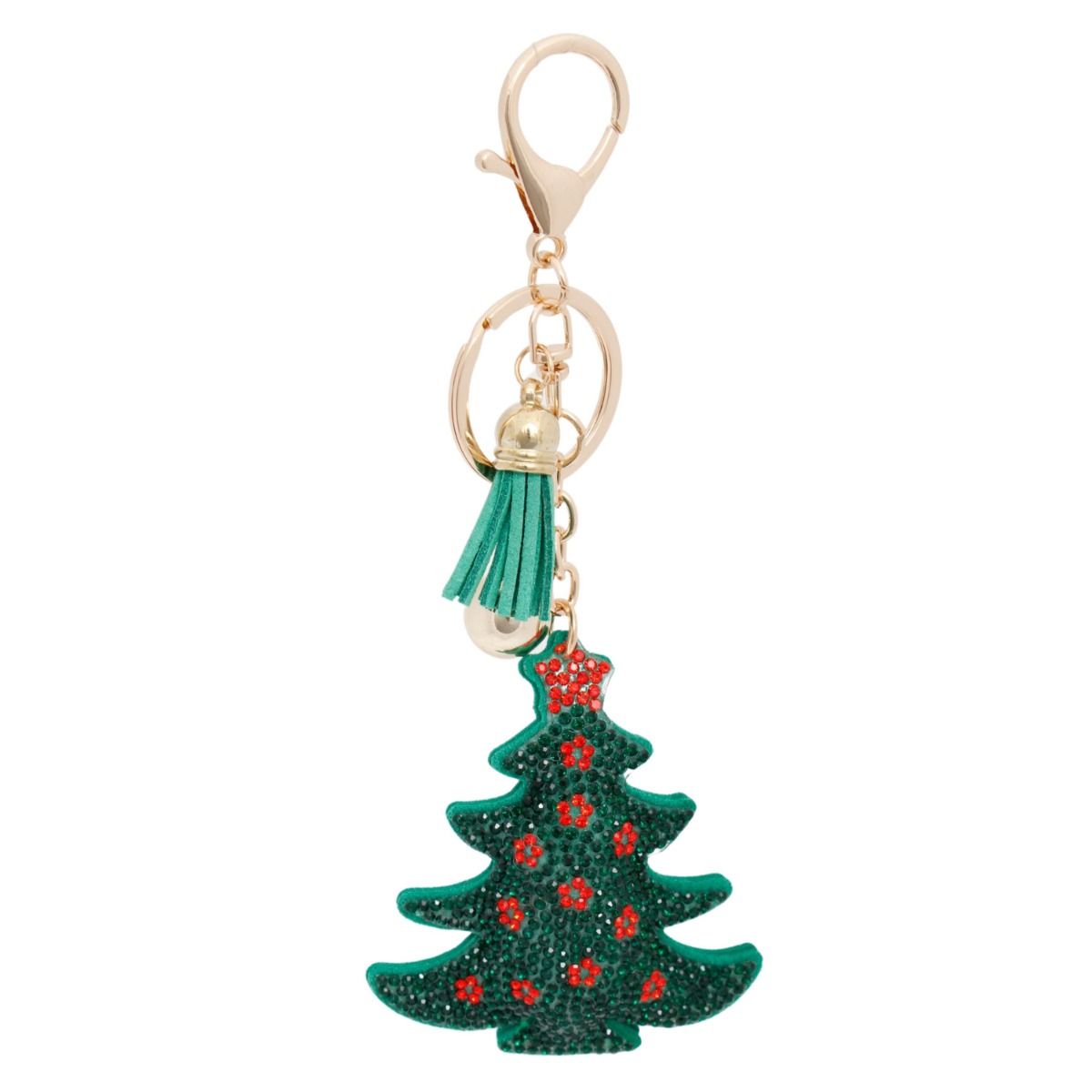 Keychain Clip Christmas Tree Accessory Trendy Fashion Jewelry Charm