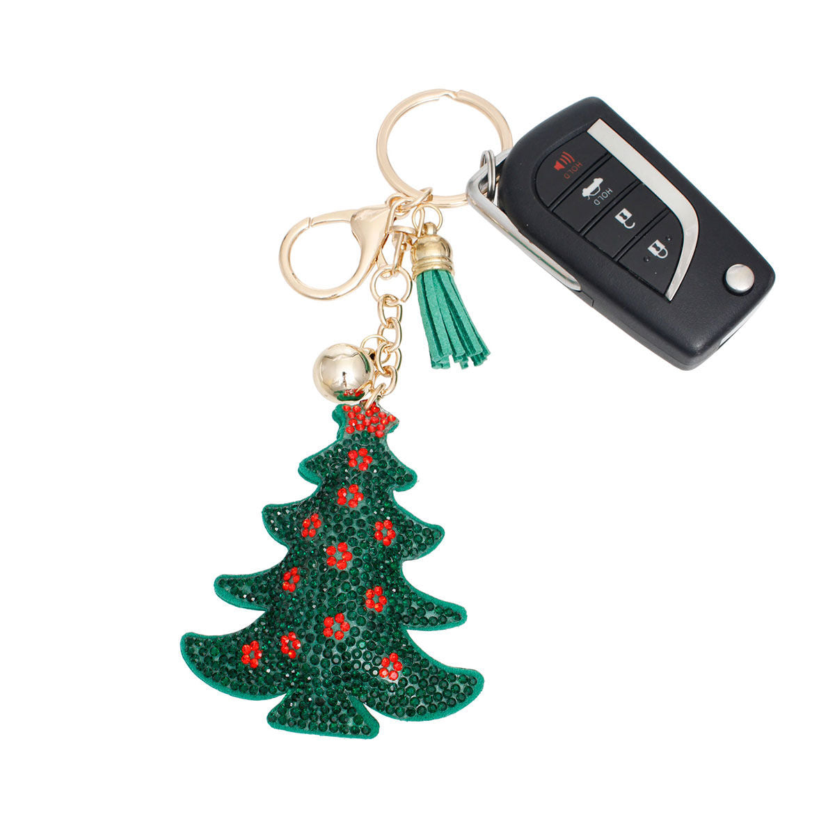 Keychain Clip Christmas Tree Accessory Trendy Fashion Jewelry Charm