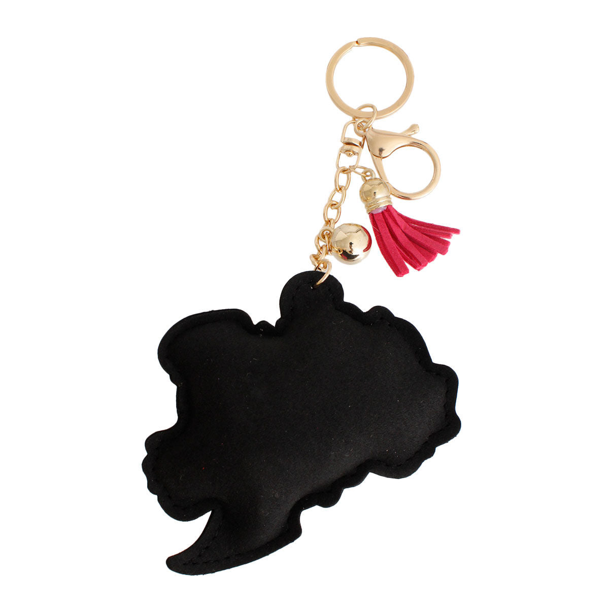 Fashionable Pink Headband Keychain Accessory for Women