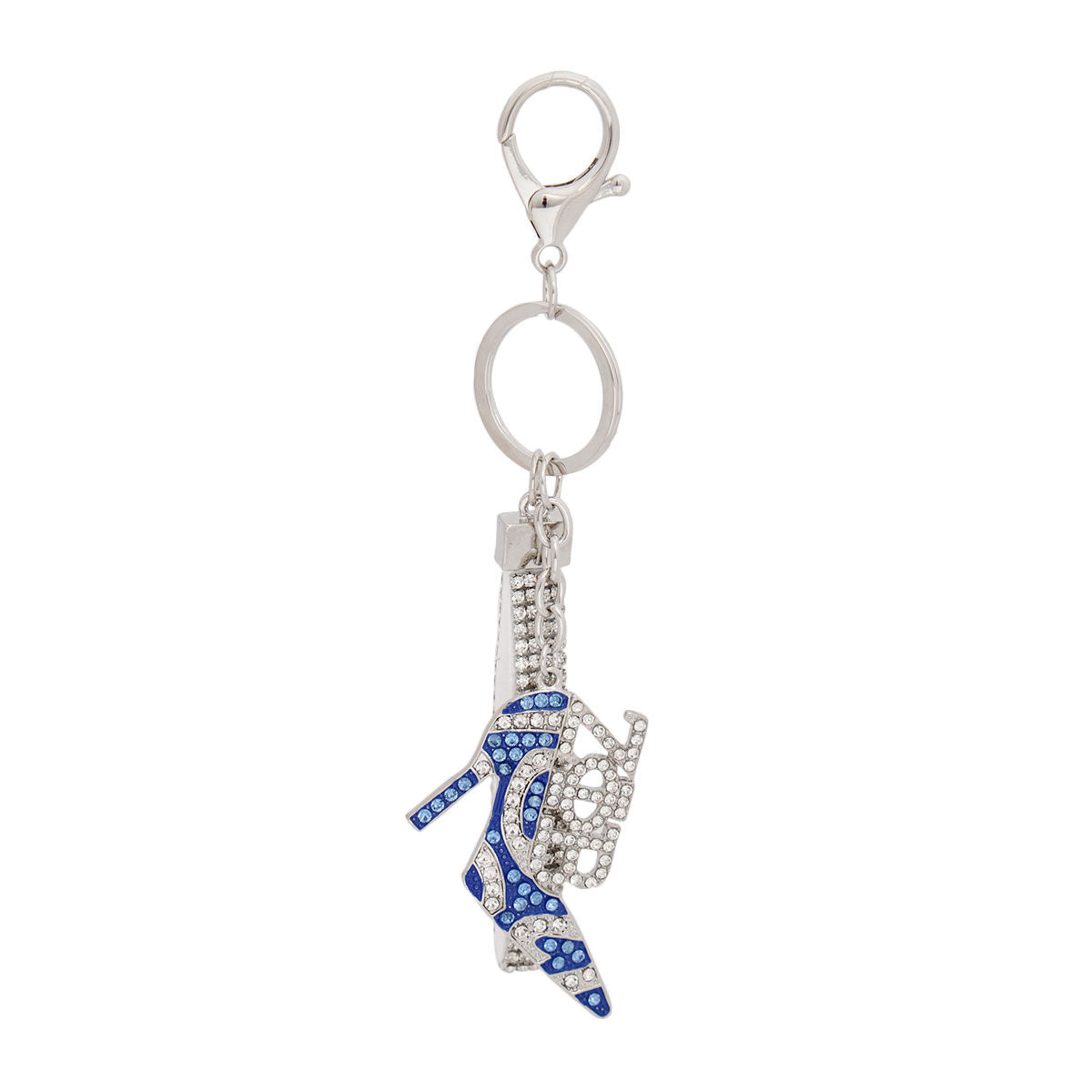 Women’s Keychain Zeta ZPB Sorority Blue Heel Stylish Accessory