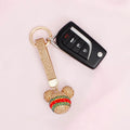 Bag Clip with Luxe Topaz Stone Crusted Mickey Mouse – Stylish Accessory