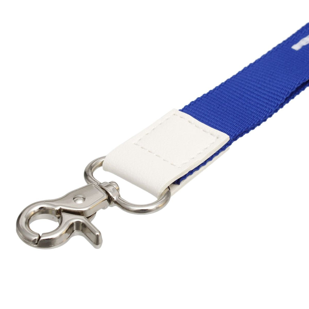 Canvas Lanyard with ID Badge Clip Blue Stylish Accessory for Women