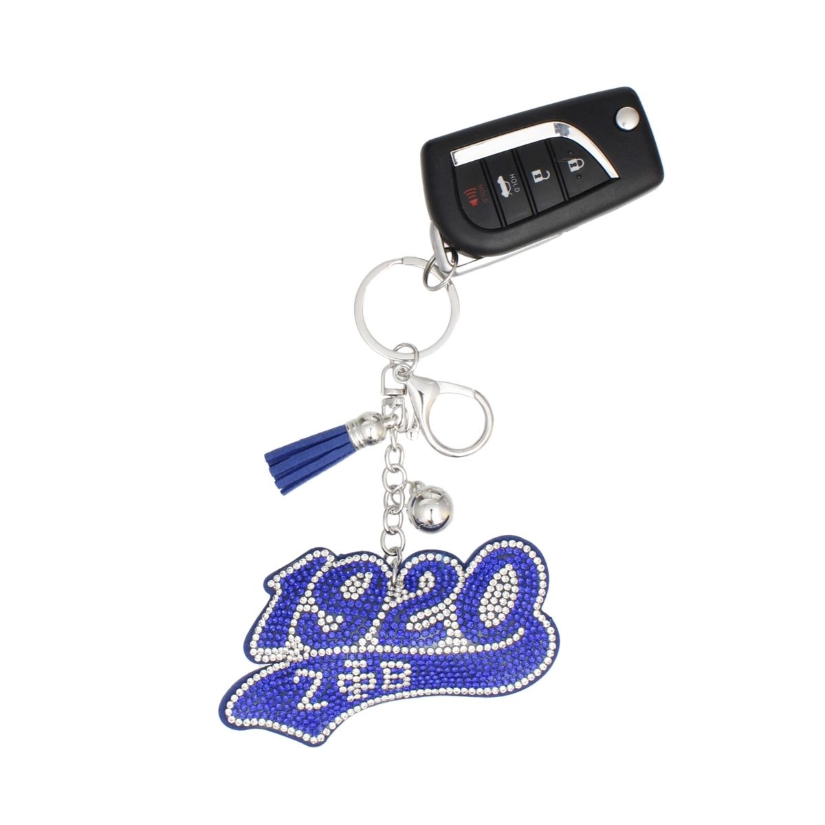 Padded Keychain Bag Clip Sorority 1920 Trendy Accessory