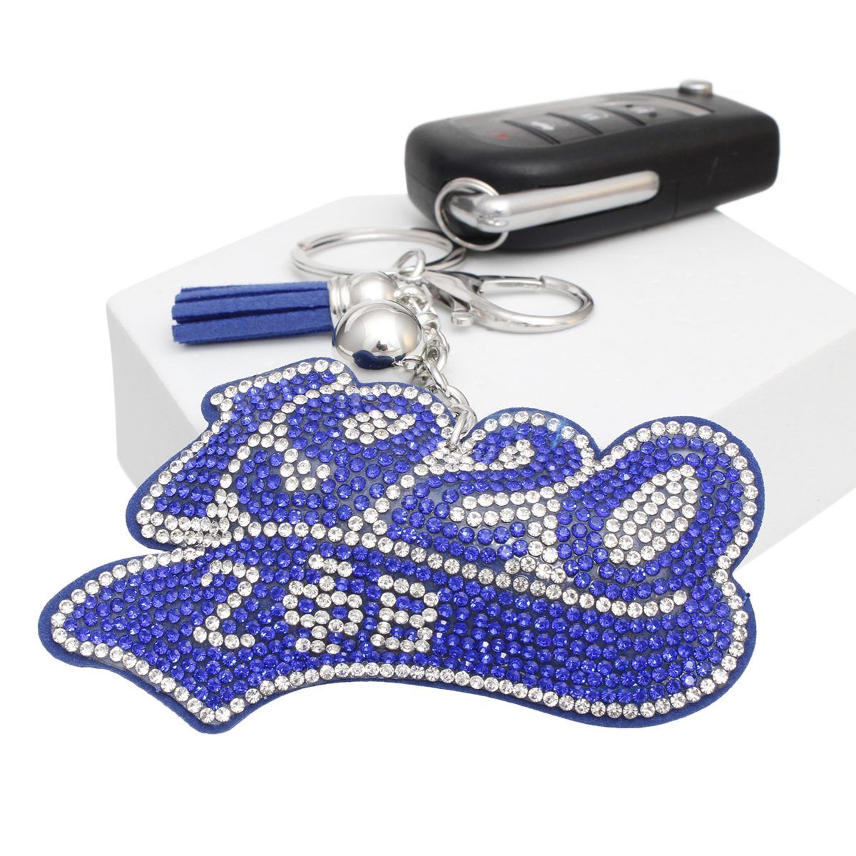 Padded Keychain Bag Clip Sorority 1920 Trendy Accessory