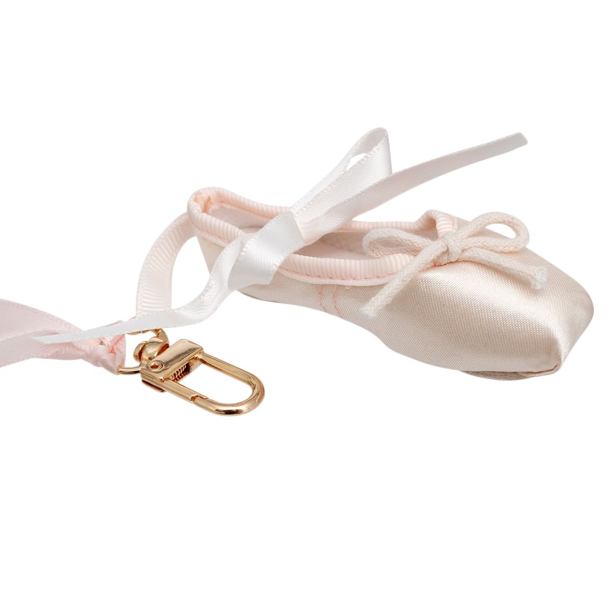 Keychain Clip Pink Ballet Pointe Shoe Purse Charm Stylish Accessory