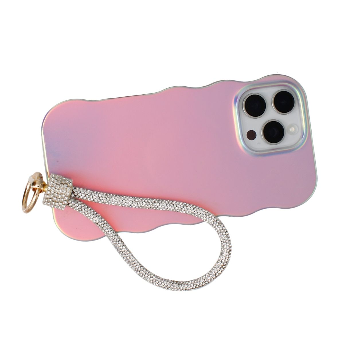 Phone Wrist Strap Rhinestone Clear Bling Stylish Accessory