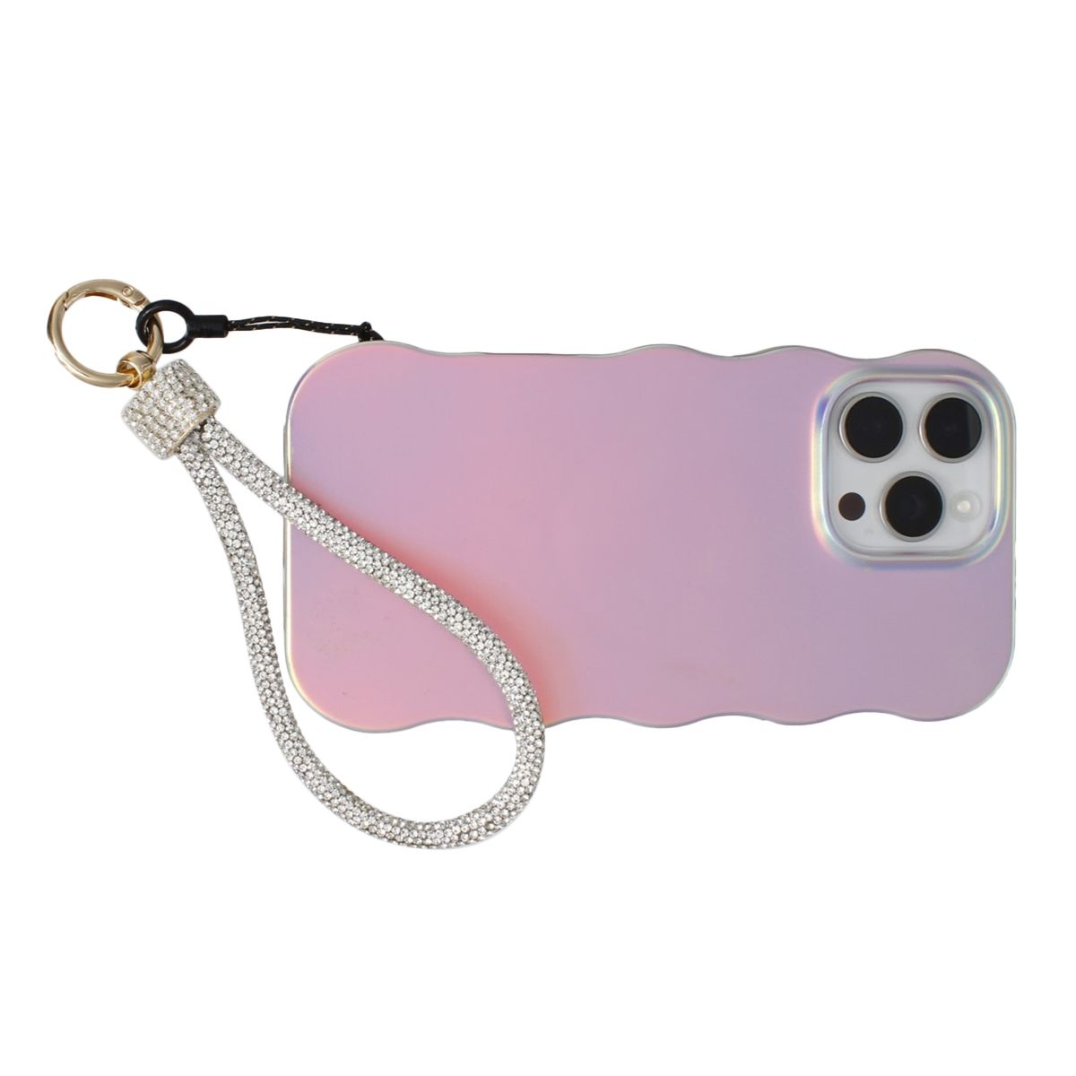 Phone Wrist Strap Rhinestone Clear Bling Stylish Accessory