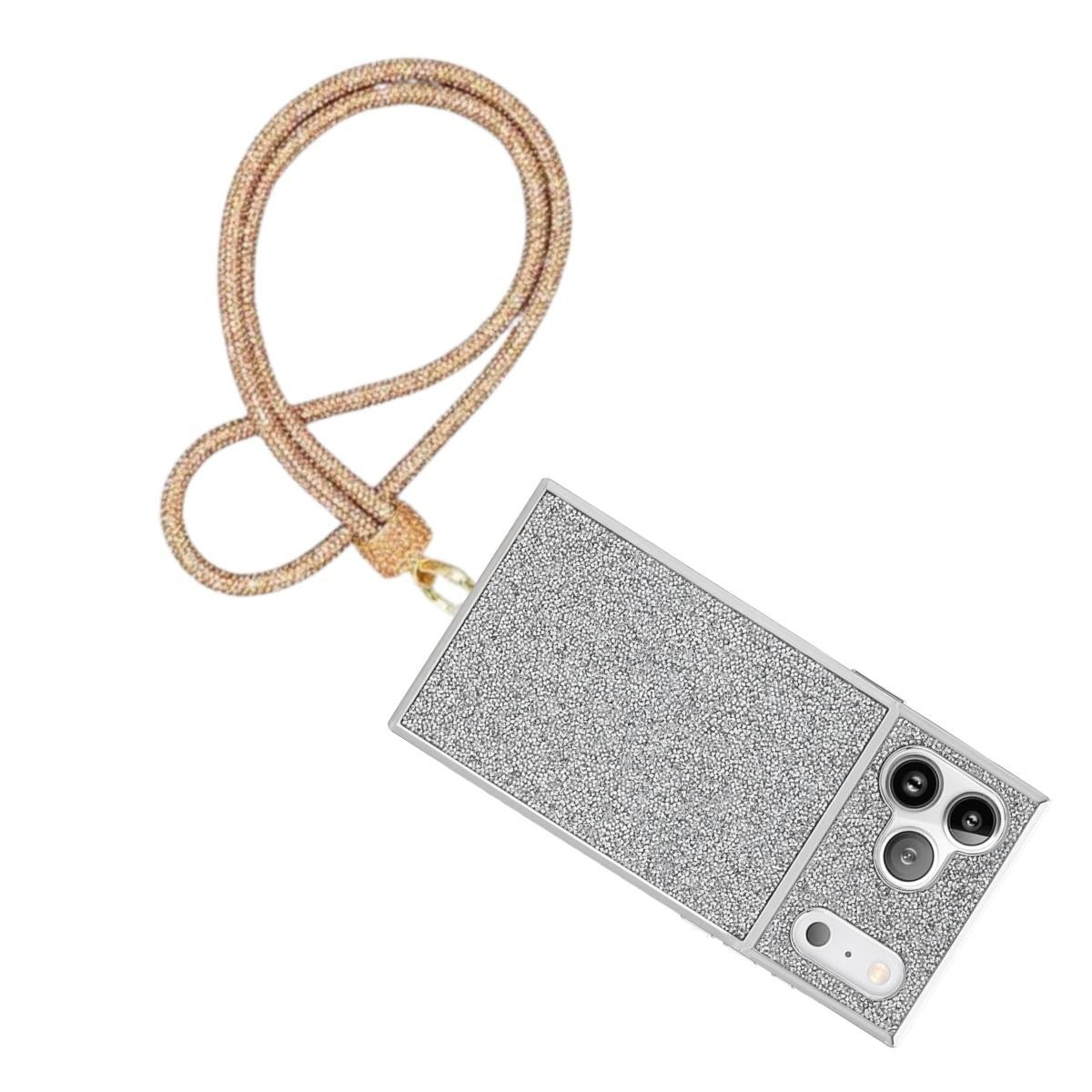 Phone Strap Lanyard with Topaz Rhinestone Bling – Stylish, Trendy Accessory