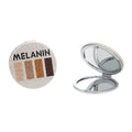 Bling Mirror Compact Stylish Melanin Brown Shades Accessory