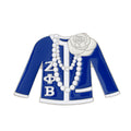 Sorority Pin Blue and White Stylish Fashion Accessory