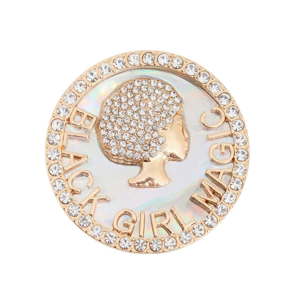 Pop Socket Gold Black Girl Magic Trendy Accessory