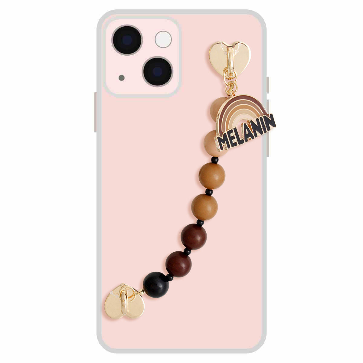 Phone Strap Brown Melanin Stylish Accessory