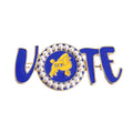Sorority Pin Brooch Sigma Gamma Vote Stylish Women’s Accessory