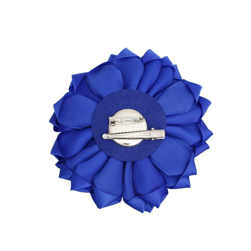 Women’s Pearl Flower Brooch Blue White Sorority Stylish Accessory