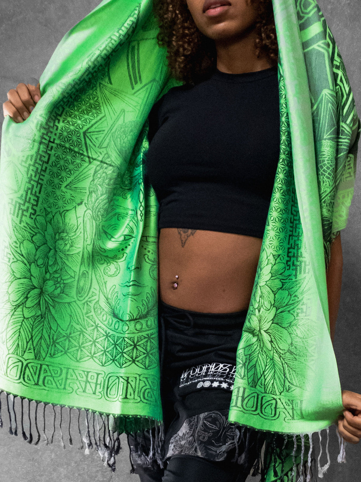 WOUNDS TO WISDOM ✦  UV Gradient Festival Shawl