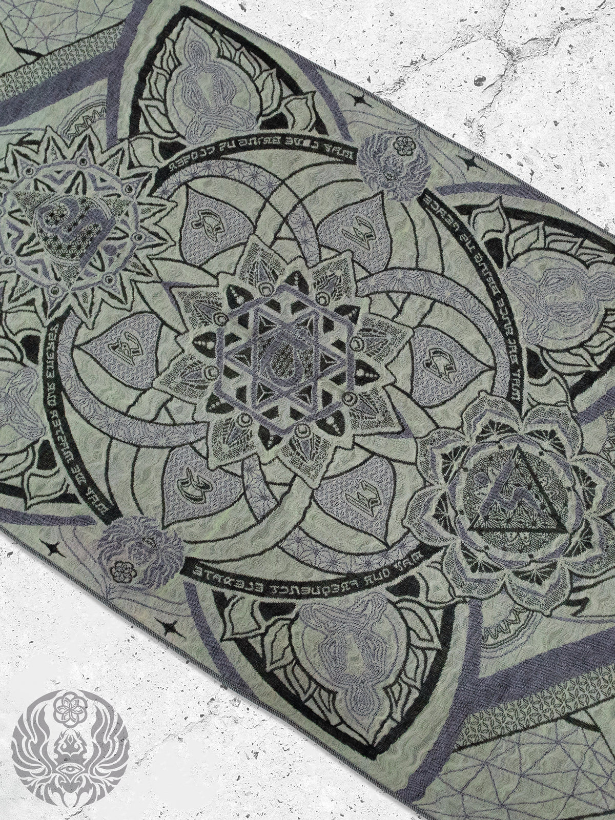 HARMONY HEALS • GREEN MINT Festival Shawl