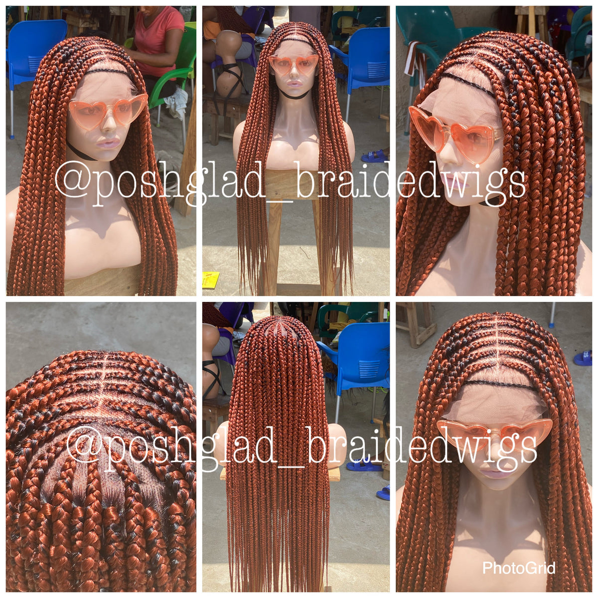 Cornrow Braid Wig - Full Lace - Adenike