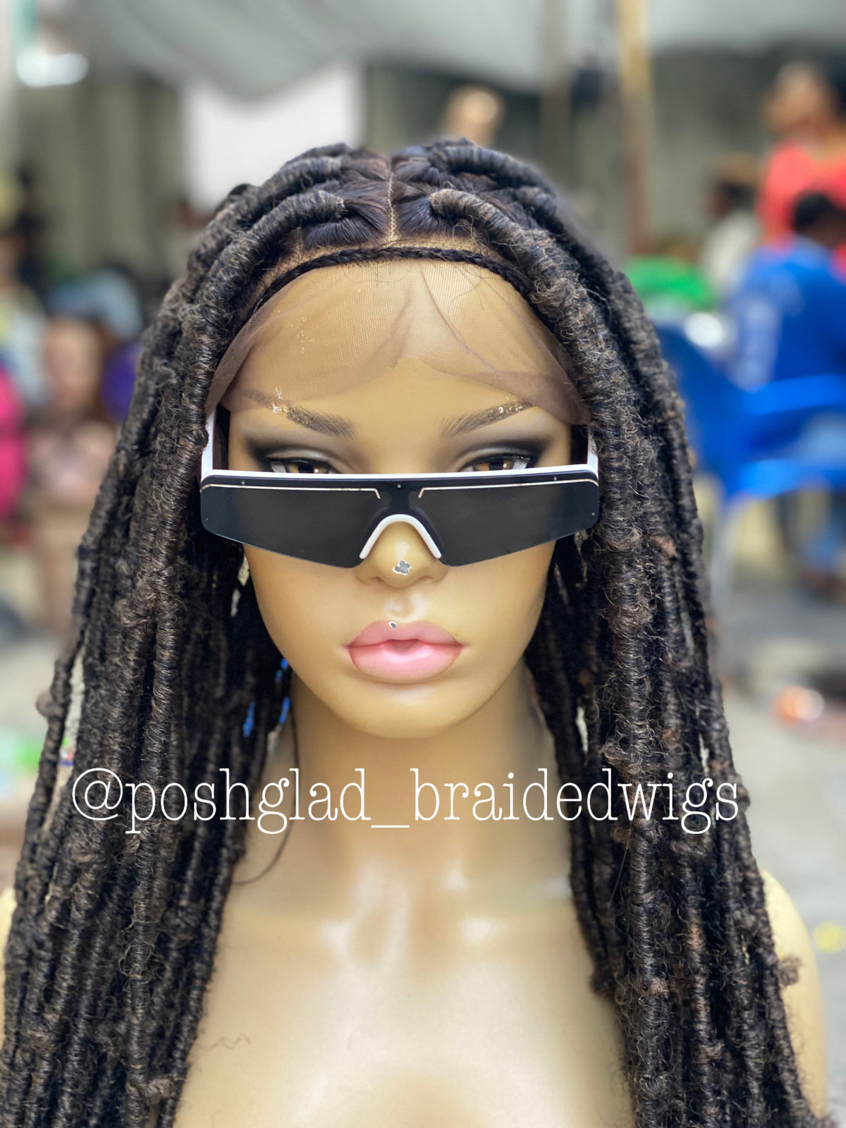 Destress Faux Locs - Faux Locs Color 1B/27 - Whoopi
