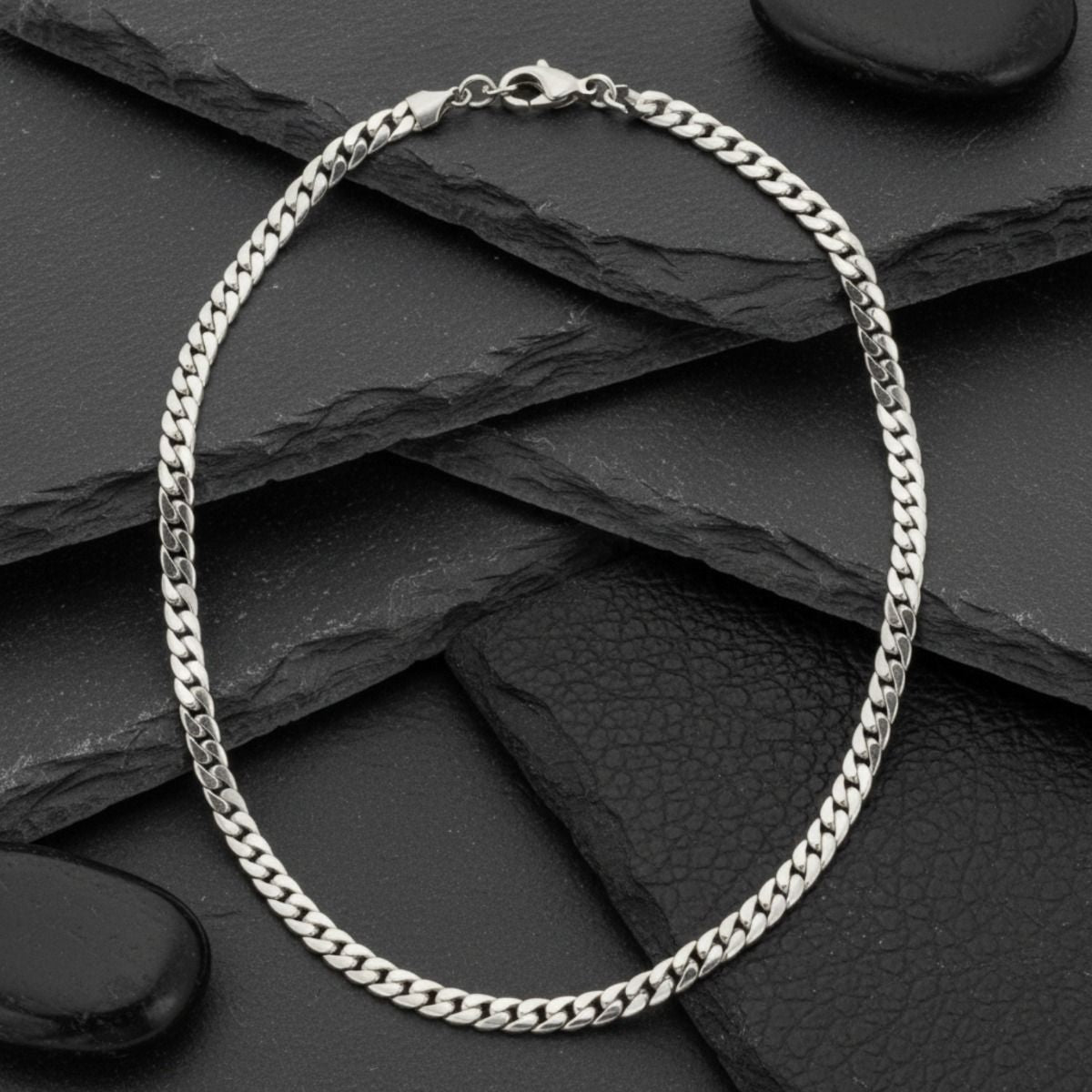 Men’s Stainless Steel 24in 8mm Miami Chain Necklace – Stylish Fashion Jewelry