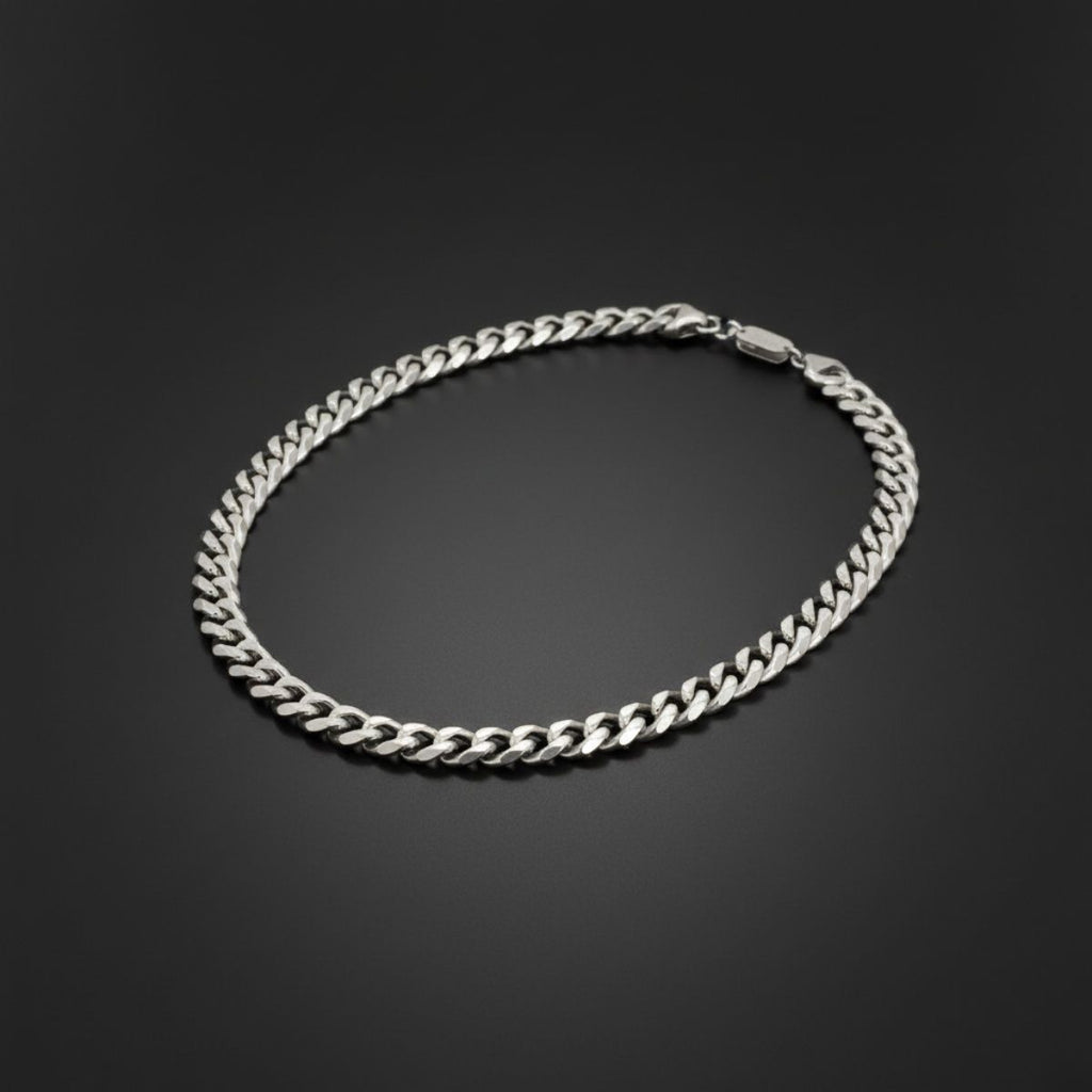 Men’s Silver Stainless Steel 20in 10mm Curb Chain Necklace Stylish Jewelry