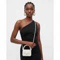 Fashion Handbag Top Handle Retro Luxe White Pearl Flap Chic Handbag
