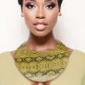 Choker Set Snake Print Collar Stylish Statement Jewelry Accessory