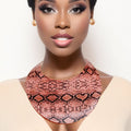 Statement Collar Choker Set Pink Snake Print Trendy Fashion Jewelry
