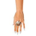 Statement Gold Metal Bow Ring Stylish Fashion Jewelry Accessory