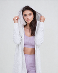 Cozy Comfort  Zip Up Hoodie Jacket Gray
