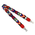 Bag Strap Multi Chevron Red Stylish Accessory