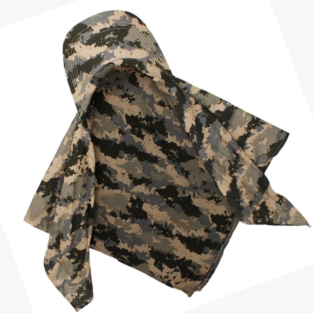 Women’s Camouflage Print Baseball Cap Scarf Hat Stylish Casual Accessory
