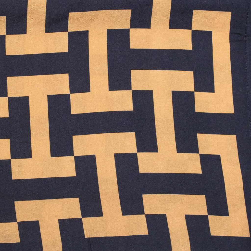 Women’s Kimono Black and Camel Geometric Print Stylish Casual Top