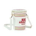 Fashion Handbag Crossbody White Cup Noodles Shaped Clutch Bag Trendy Statement Accessory