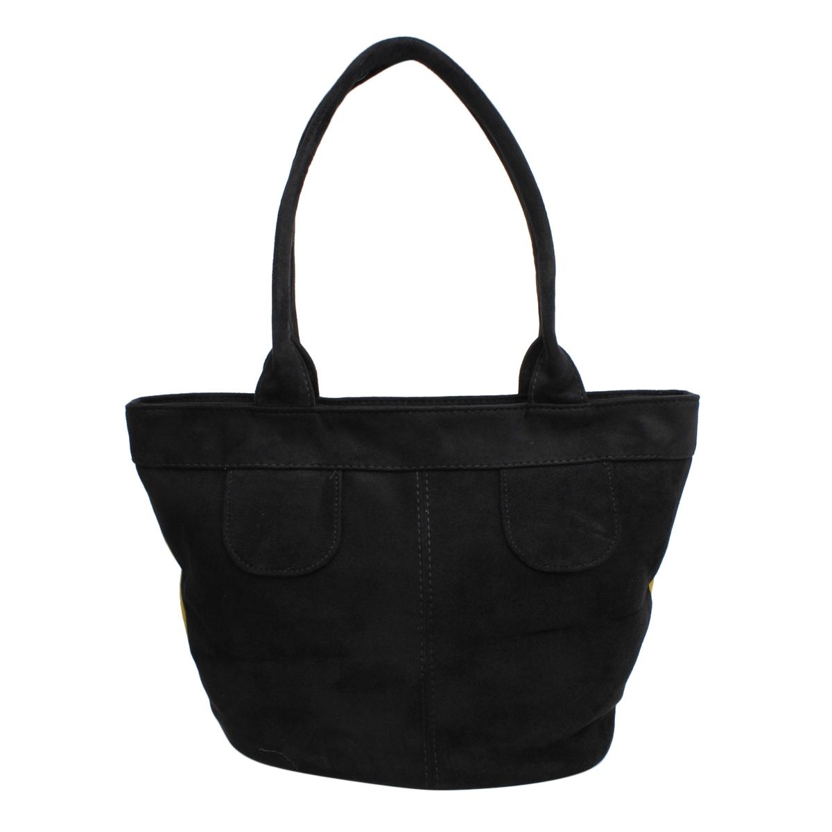 Fashion Handbag Burgundy Suede Tote Bag with Black Trim Shoulder Purse Stylish Chic