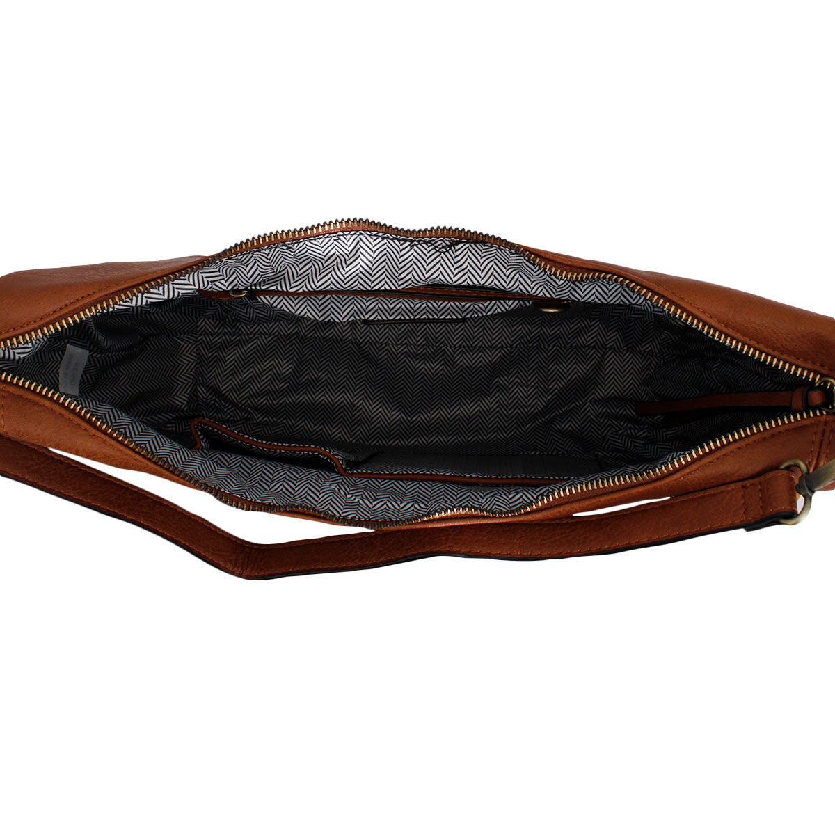 Women’s Fashion Hobo Bag Brown Round Fringe Stylish Purse