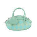 Fashion Handbag Top Handle Mint Harlequin Oval Detail Stylish Handbag Set