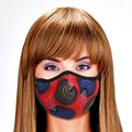 Filter Mask with Concentric Circle Pattern, Stylish and Trendy Accessory