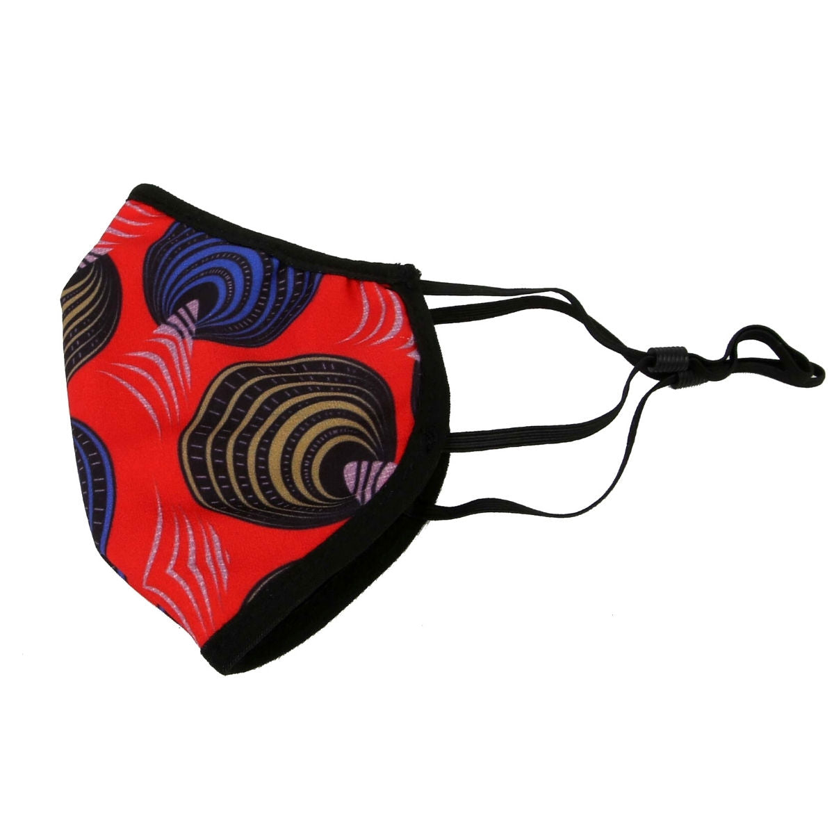 Filter Mask with Concentric Circle Pattern, Stylish and Trendy Accessory