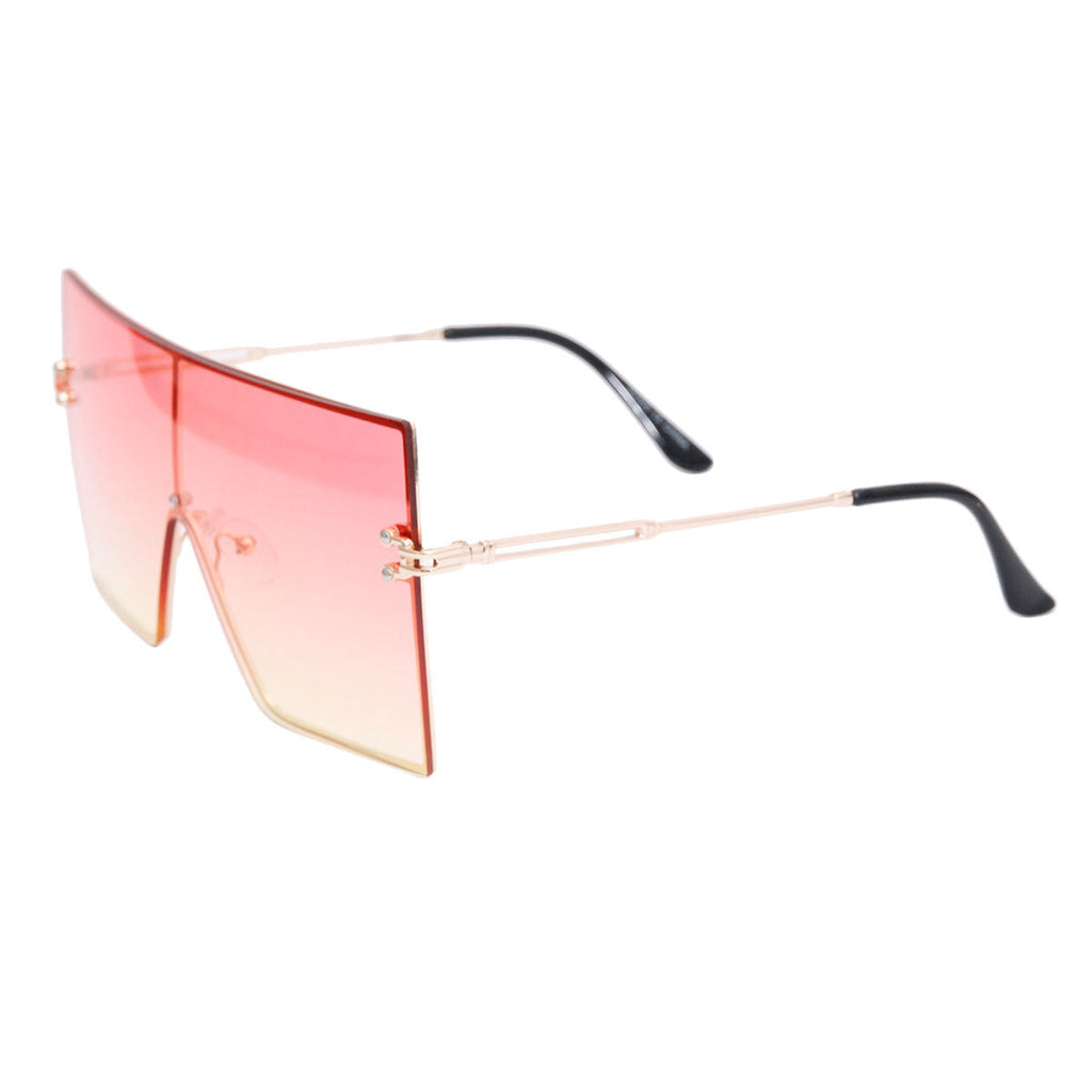 Square Visors Orange Gradient Trendy Stylish Accessories