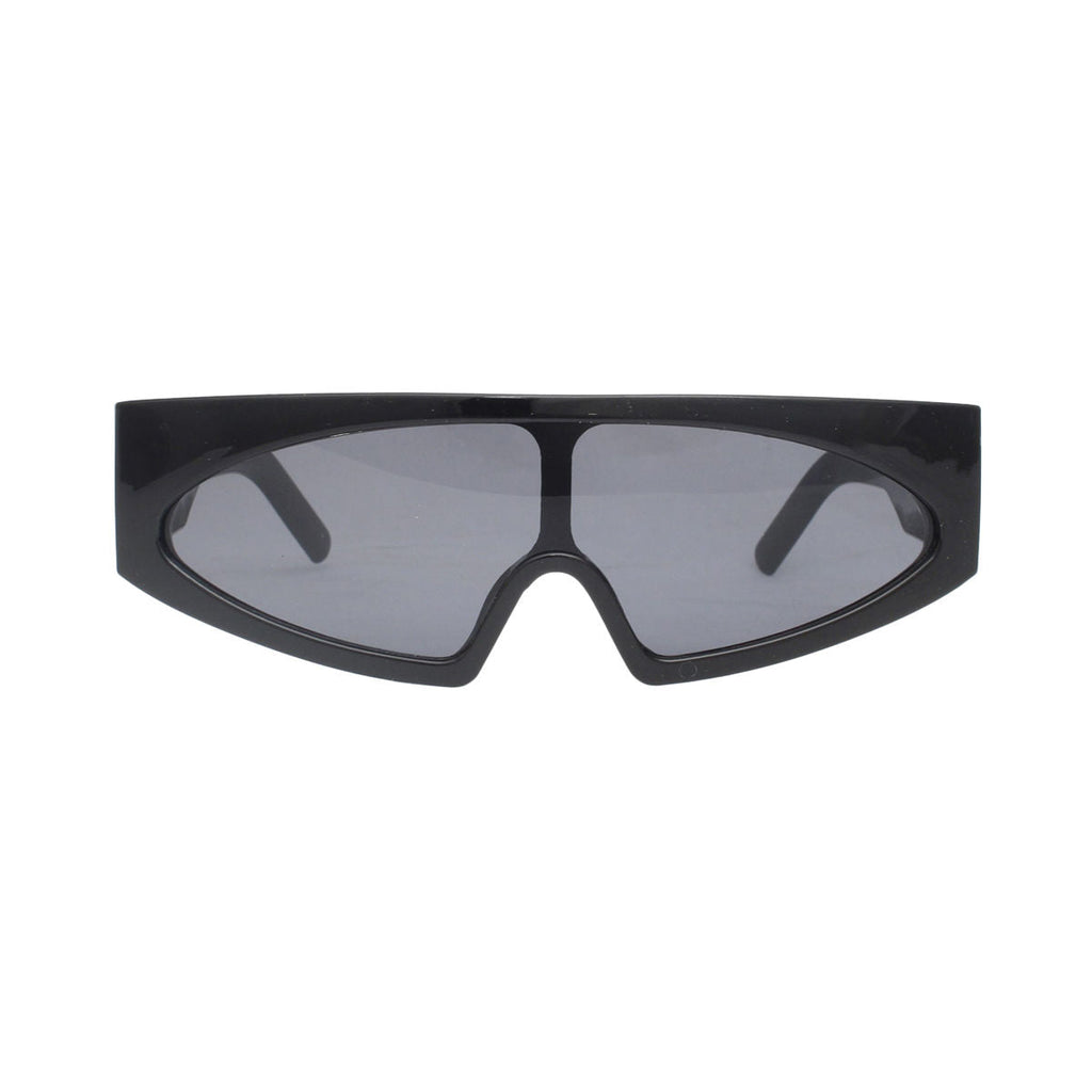 Women’s Sunglasses Black Thin Visor Stylish Modern Eyewear