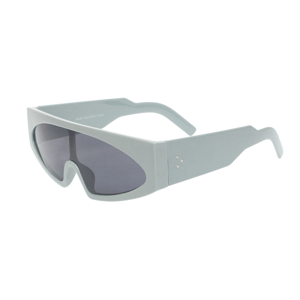 Women’s Modern Thin Visor Sunglasses Blue Stylish Eyewear